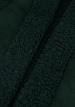 groene pom amsterdam gilet lammy teal green