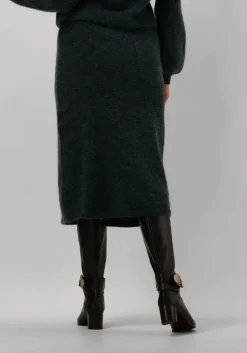 groene pom amsterdam midirok skirt - teal green