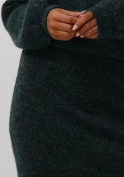 groene pom amsterdam midirok skirt - teal green