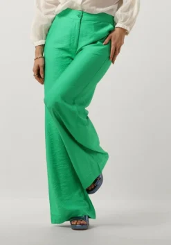 groene pom amsterdam wijde broek lush green pants