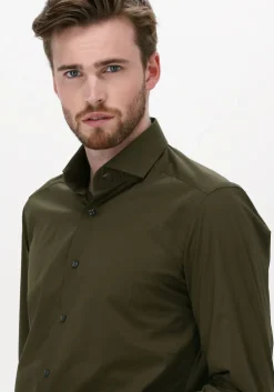 groene porto milano klassiek overhemd milano