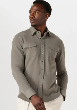 groene profuomo casual overhemd overshirt wester