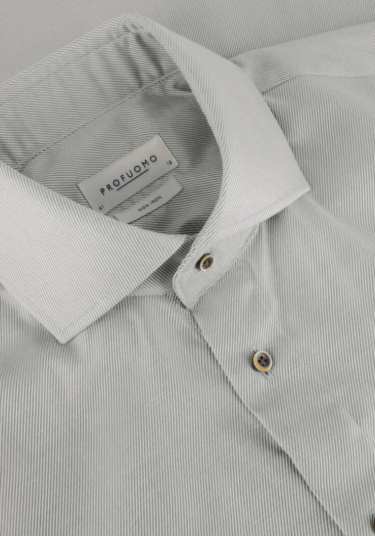 groene profuomo klassiek overhemd shirt cutaway sc sf non iron