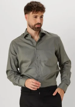 groene profuomo klassiek overhemd shirt cutaway sc sf non iron