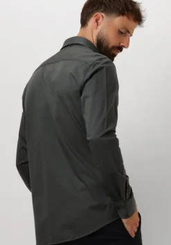 groene profuomo klassiek overhemd shirt cutaway sf sc knitted