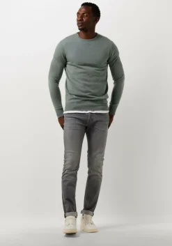 groene profuomo trui pullover crew neck