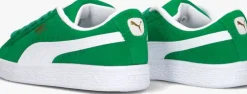 groene puma lage sneakers suede xl ps
