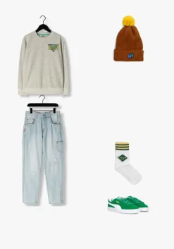 groene puma lage sneakers suede xl ps