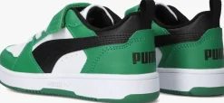 groene puma lage sneakers rebound v6 lo ps
