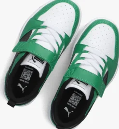 groene puma lage sneakers rebound v6 lo ps