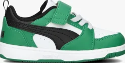 groene puma lage sneakers rebound v6 lo inf