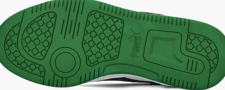 groene puma lage sneakers rebound v6
