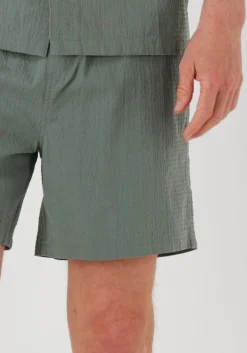 groene pure path korte broek regular fit pull on shorts