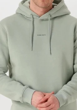 groene pure path sweater regular fit hoodie ls sweaters