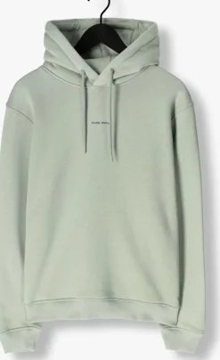 groene pure path sweater regular fit hoodie ls sweaters