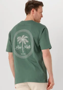 groene pure path t-shirt loose fit crewneck ss t-shirts