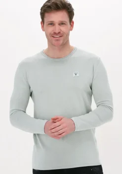 groene purewhite trui 22010802