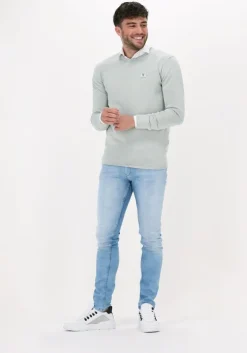 groene purewhite trui 22010802