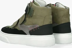 groene red-rag hoge sneakers 13499