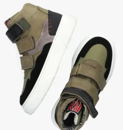 groene red-rag hoge sneakers 13499