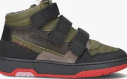 groene red-rag hoge sneakers 13627