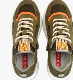 groene red-rag lage sneakers 13721