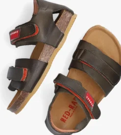 groene red-rag platte sandalen 19145