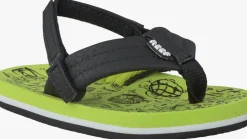 groene reef teenslippers grom reef footprints