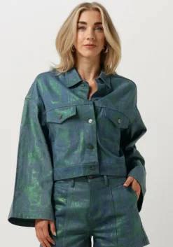 groene refined department spijkerjas pip