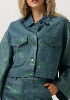 groene refined department spijkerjas pip