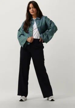 groene refined department spijkerjas pip