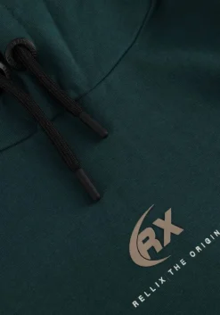 groene rellix sweater hoodie rellix chestprint
