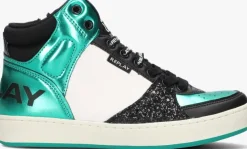 groene replay hoge sneakers cobra 7cc