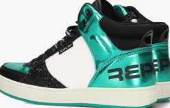 groene replay hoge sneakers cobra 7cc