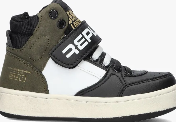 groene replay hoge sneakers cobra kid 4