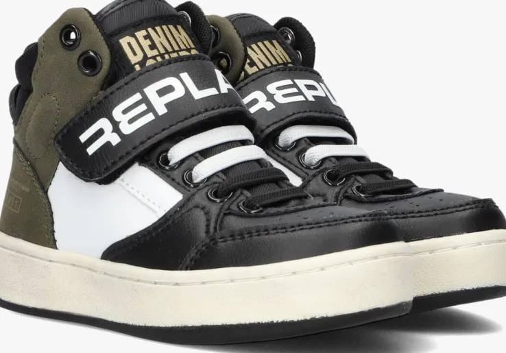 groene replay hoge sneakers cobra kid 4