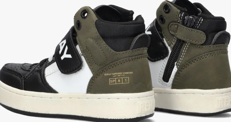 groene replay hoge sneakers cobra kid 4