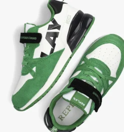 groene replay lage sneakers shoot jr8
