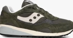 groene saucony lage sneakers shadow 6000 m