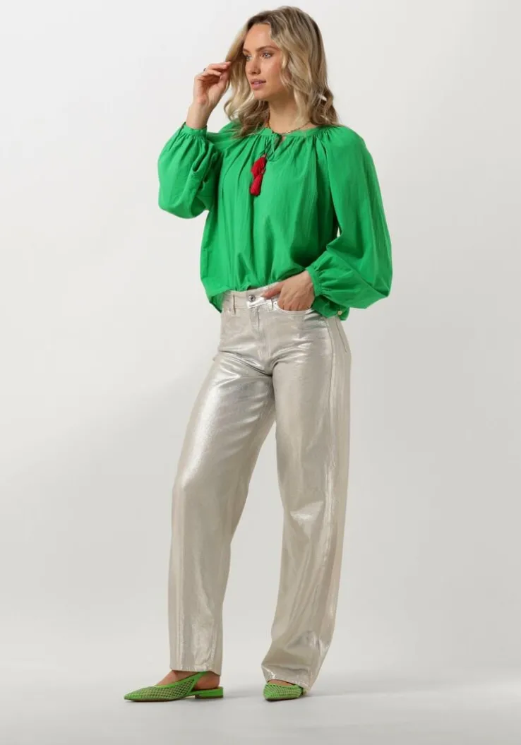 groene scotch & soda blouses balloon sleeve top
