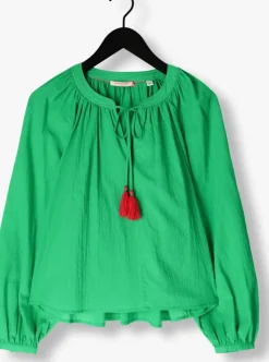 groene scotch & soda blouses balloon sleeve top
