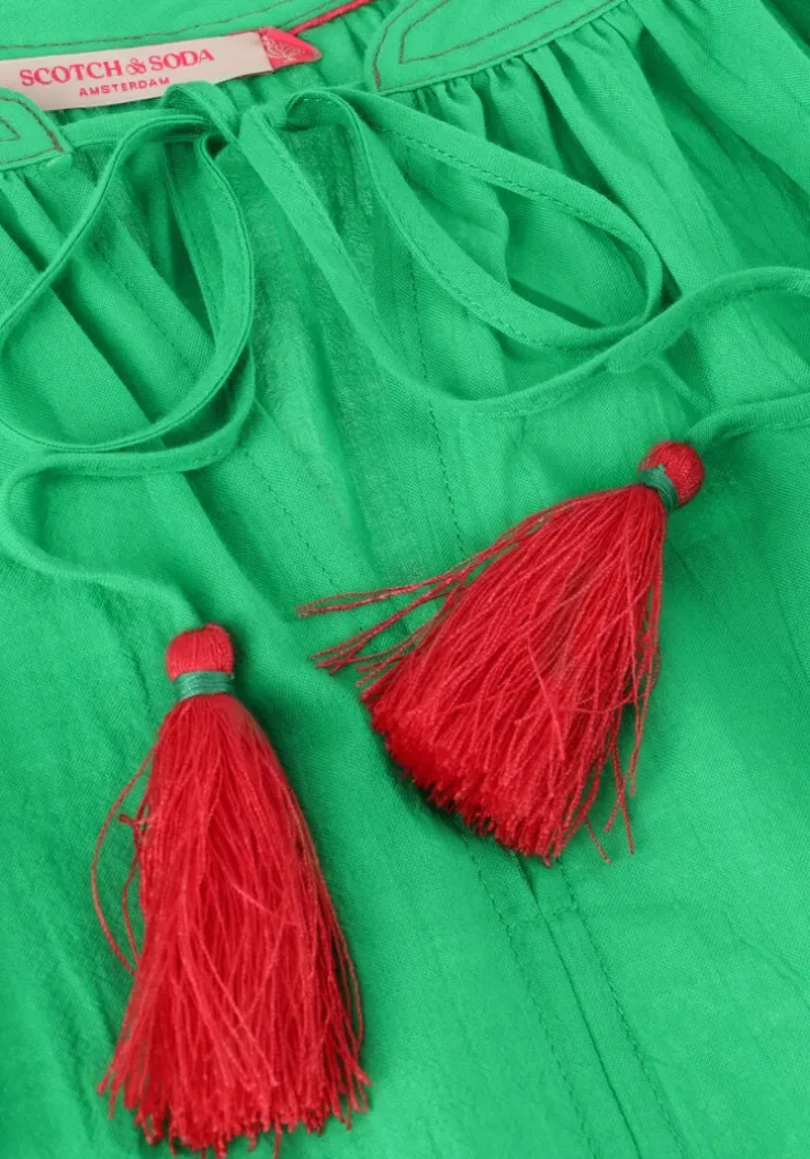 groene scotch & soda blouses balloon sleeve top