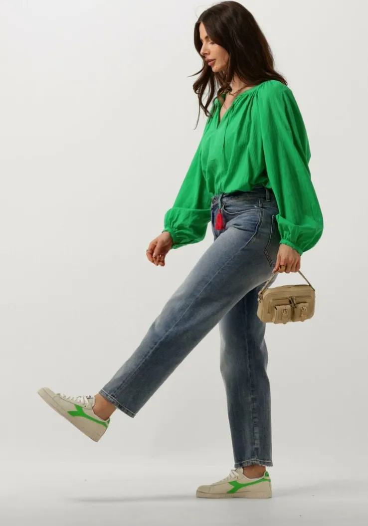 groene scotch & soda blouses balloon sleeve top