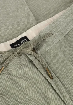 groene scotch & soda chino warren cotton linen twill jogger