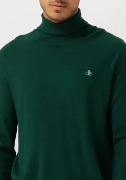 groene scotch & soda coltrui turtleneck viscose sweater