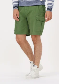 groene scotch & soda korte broek fave garment-dyed cargo short