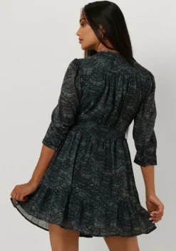 groene scotch & soda mini jurk wrap mini dress