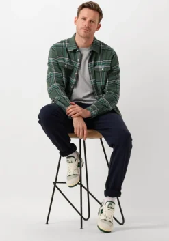 groene scotch & soda overshirt regular fit multicoloured flannel check