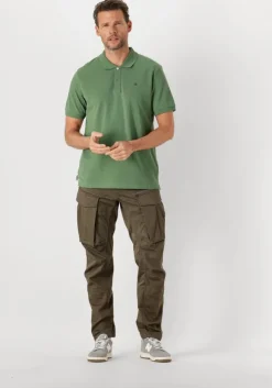 groene scotch & soda polo logo pique polo