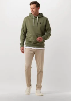 groene scotch & soda sweater essential logo badge hoodie